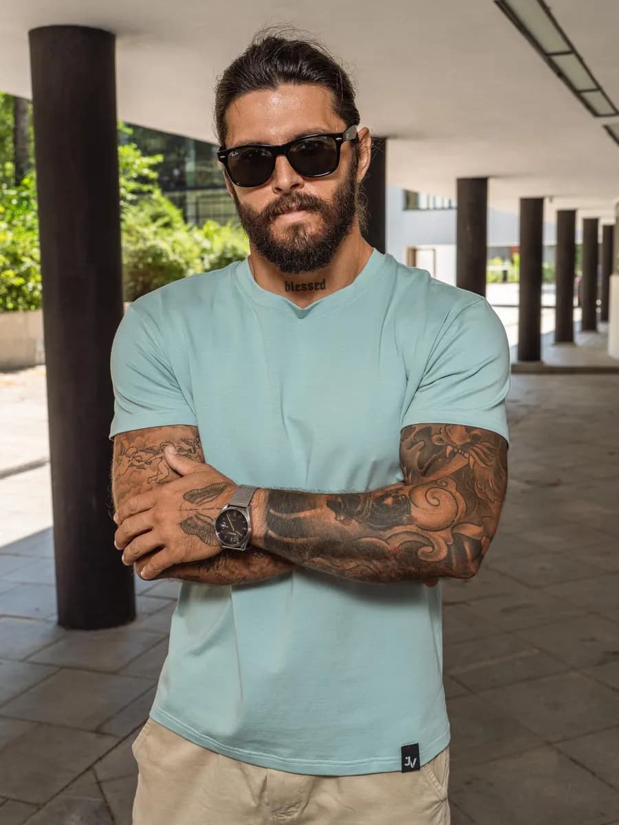 Футболка Премиум однотонная хлопок - фото 1