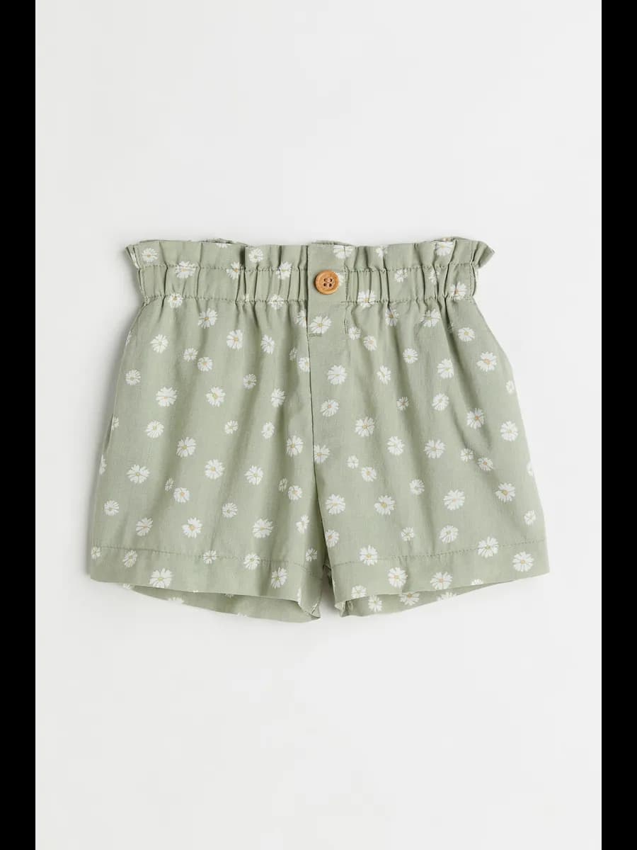 Шорты для малышей короткие с принтом