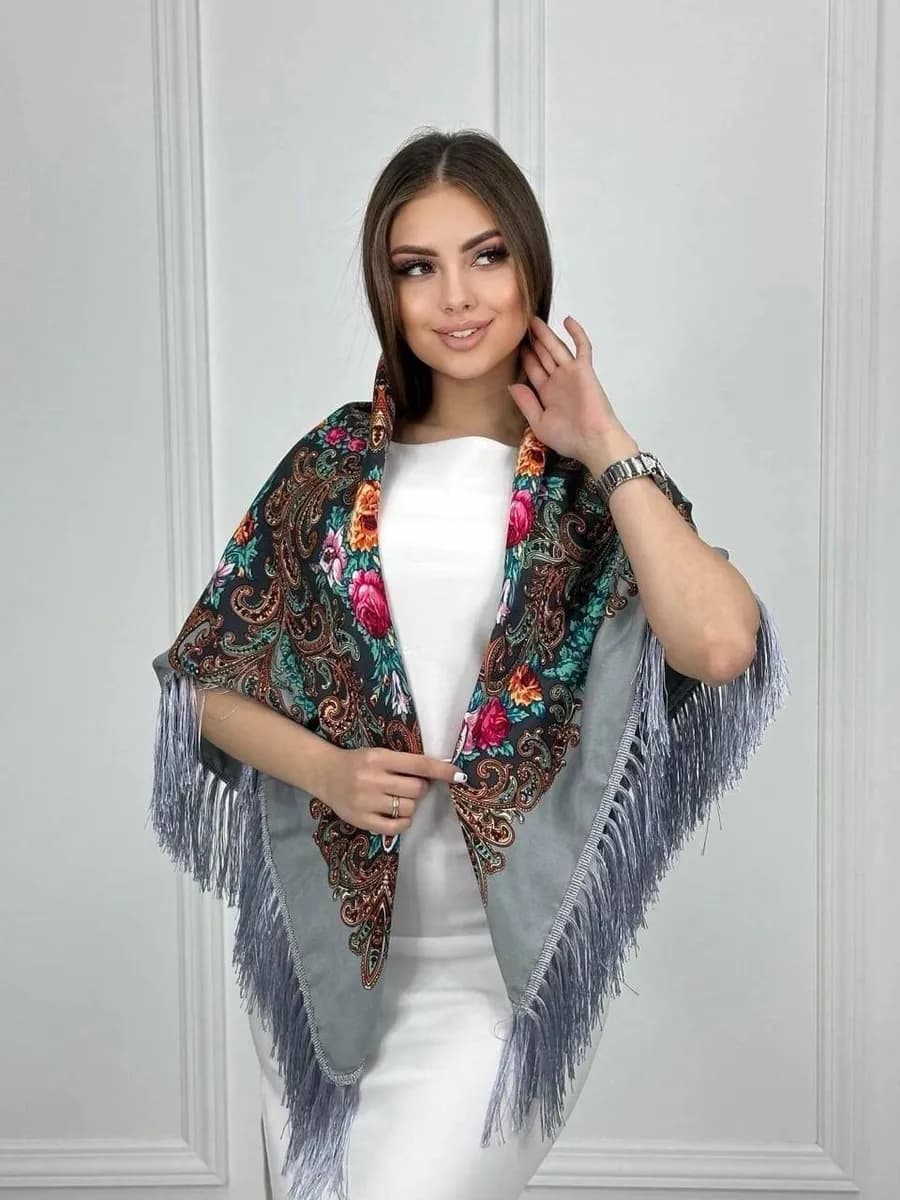 Платок женский на голову и на шею