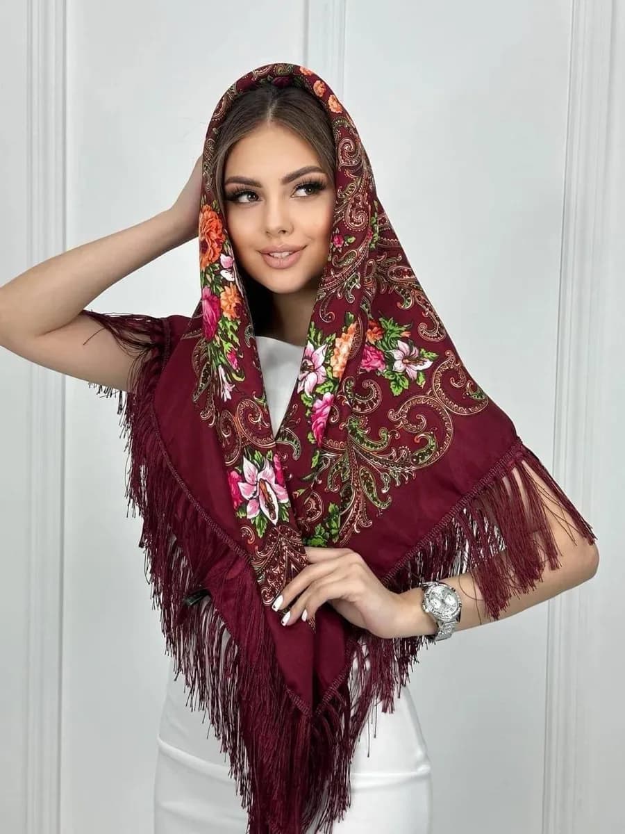 Платок женский на голову и на шею