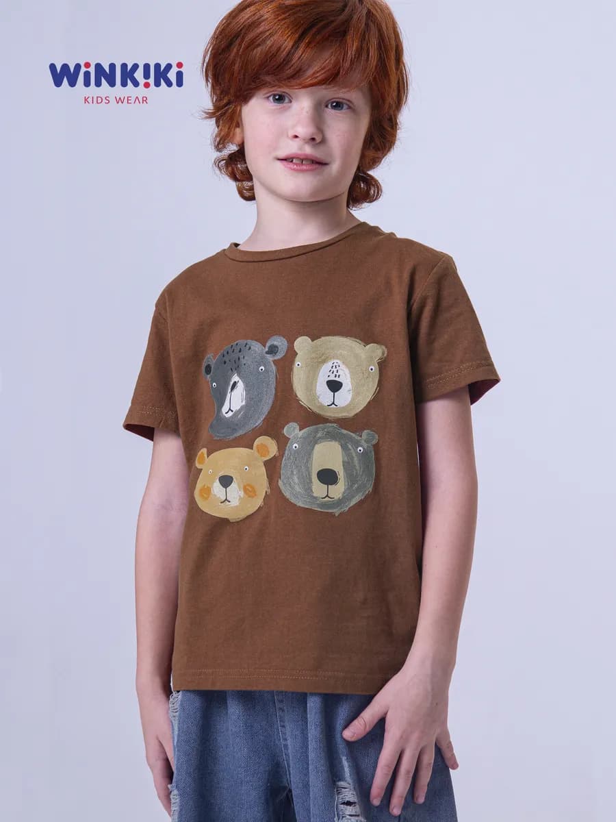 Футболка детская базовая с принтом