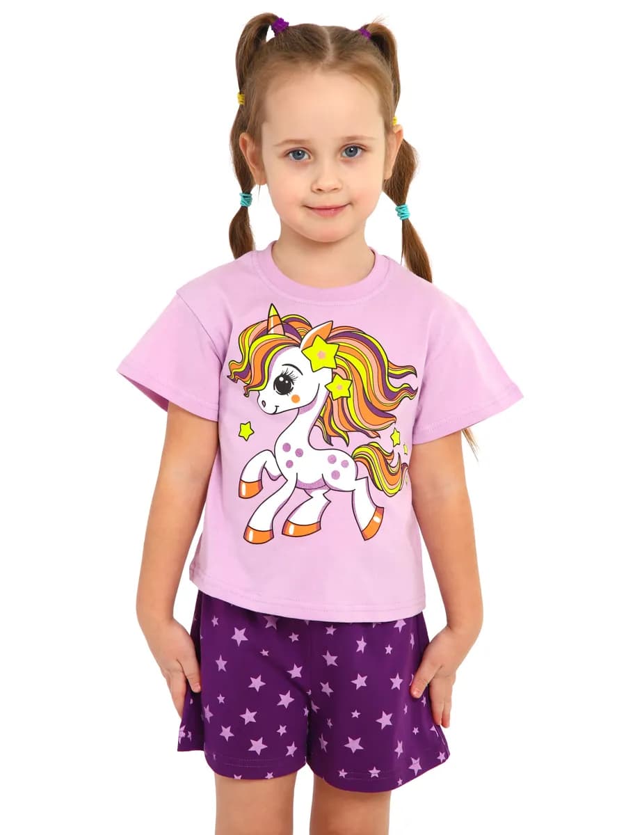 Пижама с шортами и футболкой