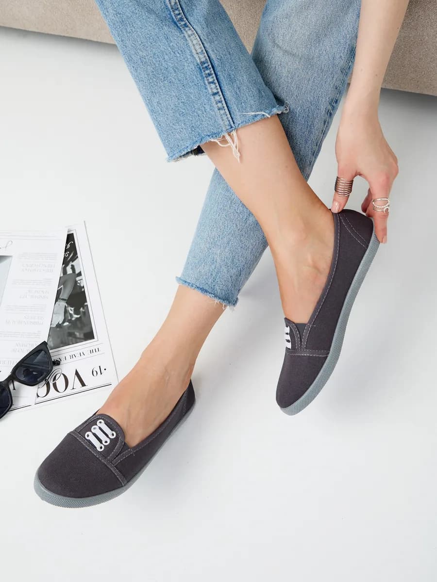 Балетки текстильные летние - фото 1