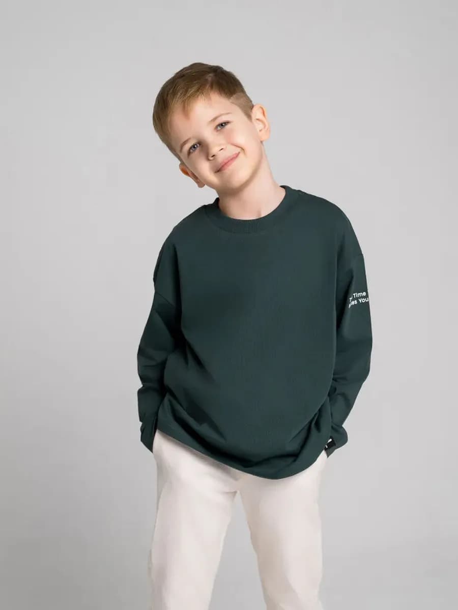 Лонгслив для мальчика оверсайз