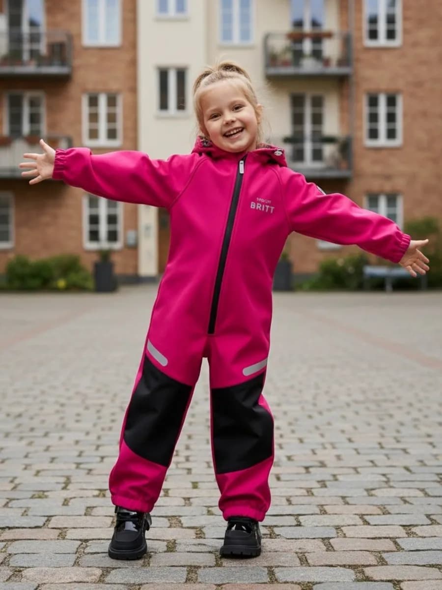 Комбинезон софтшелл детский на осень