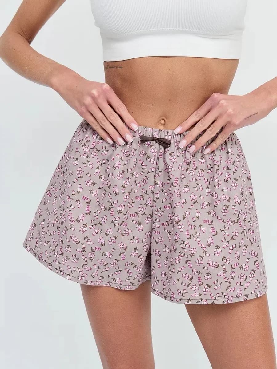 Шорты пижамные домашние из хлопка