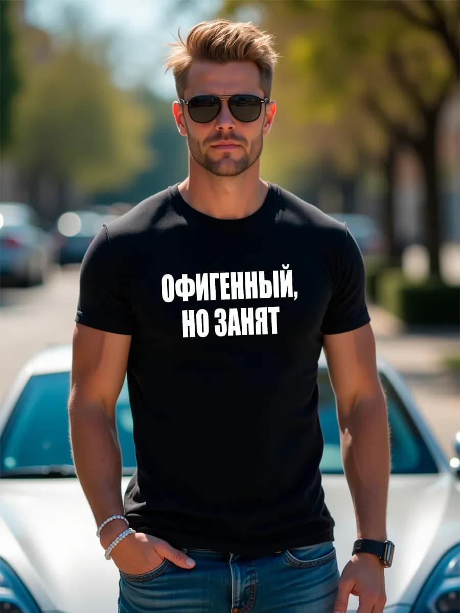 Футболка с принтом