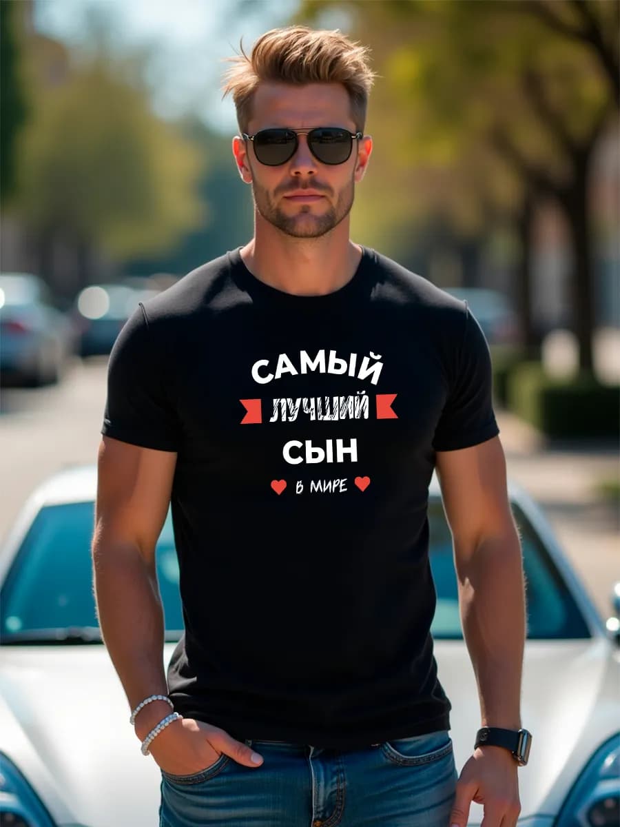 Футболка с принтом - фото 1