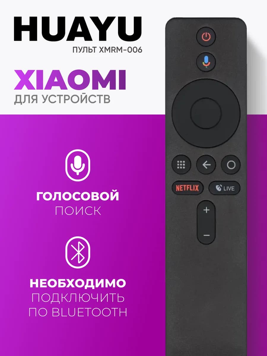 HBX024 Голосовой пульт для телевизоров и приставок Xiaomi