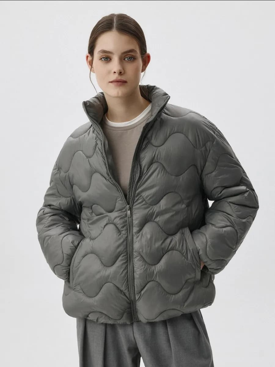 Куртка короткая стеганая демисезонная