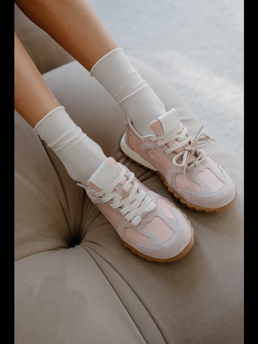 Кеды натуральная замша