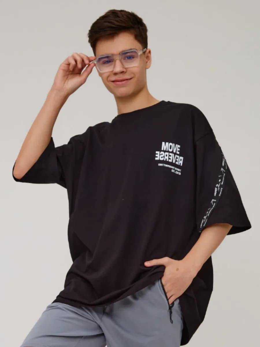 Подростковая футболка оверсайз Y2K