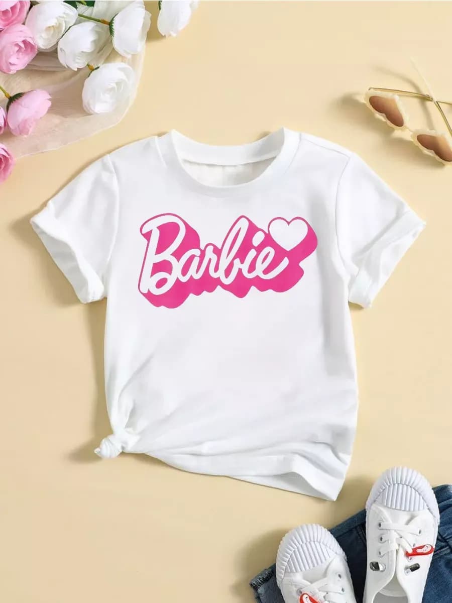 Базовая детская футболка с принтом