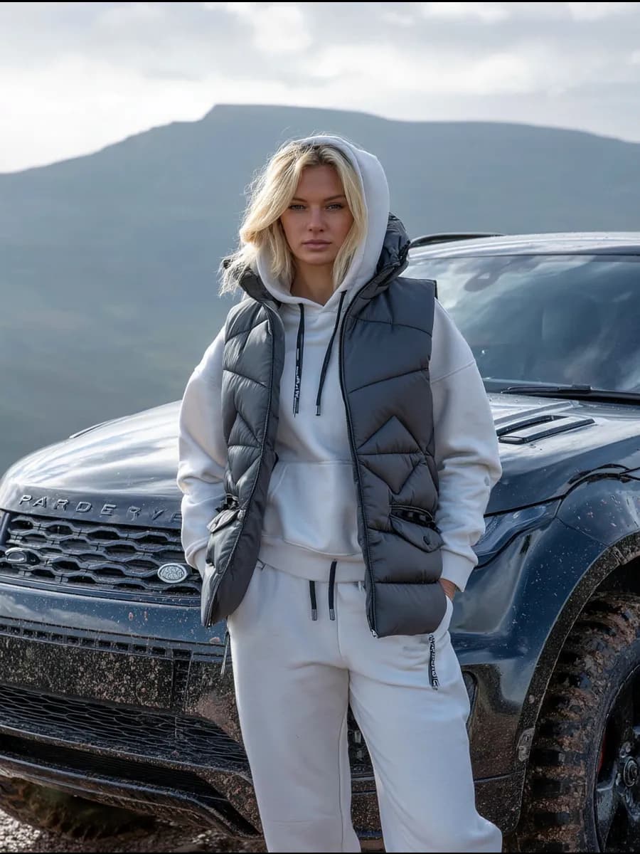 Жилетка безрукавка утепленная осенне-весенняя