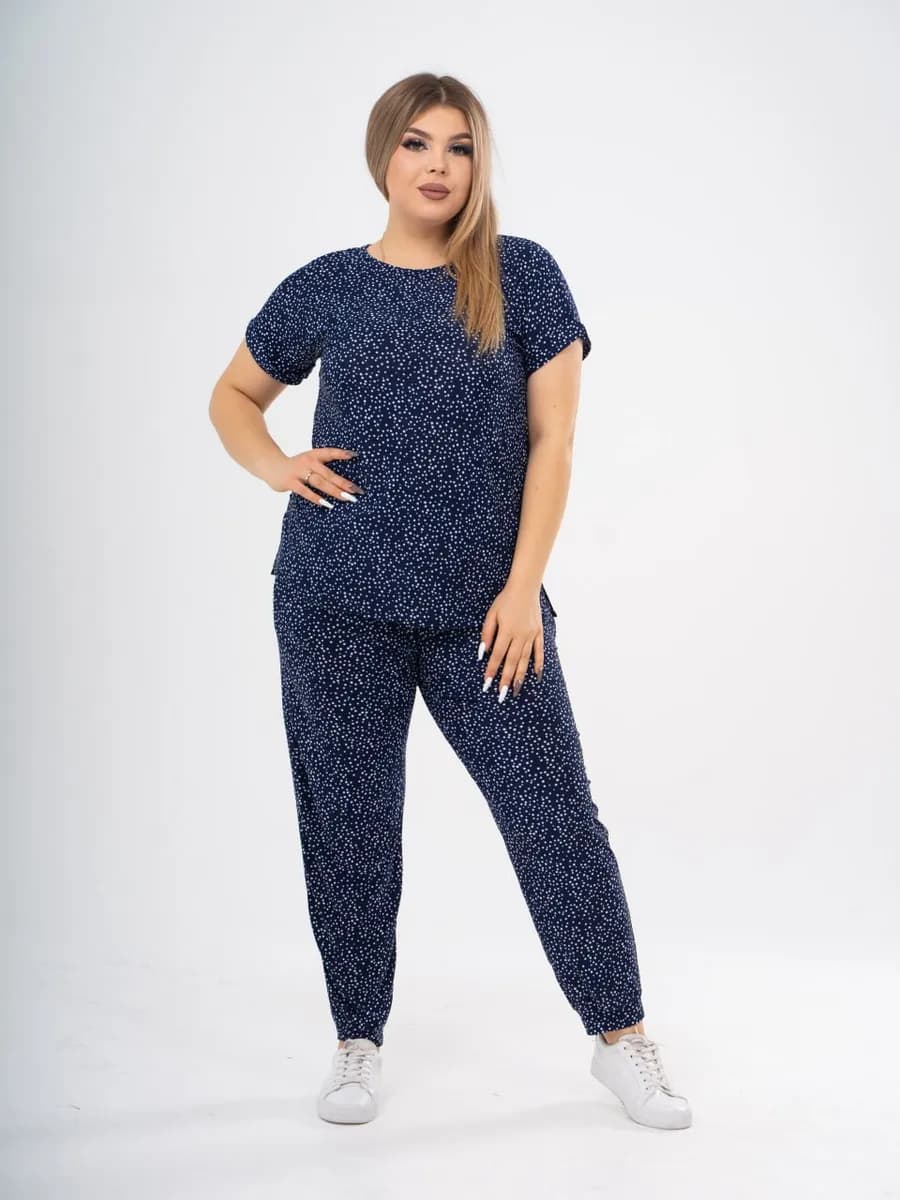 Домашний костюм масло двойка больших размеров