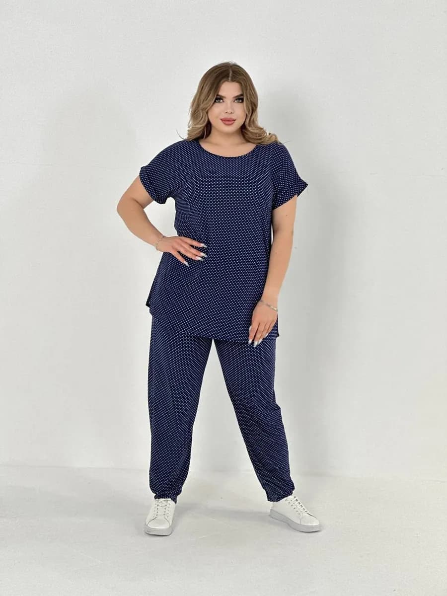 Домашний костюм масло двойка больших размеров