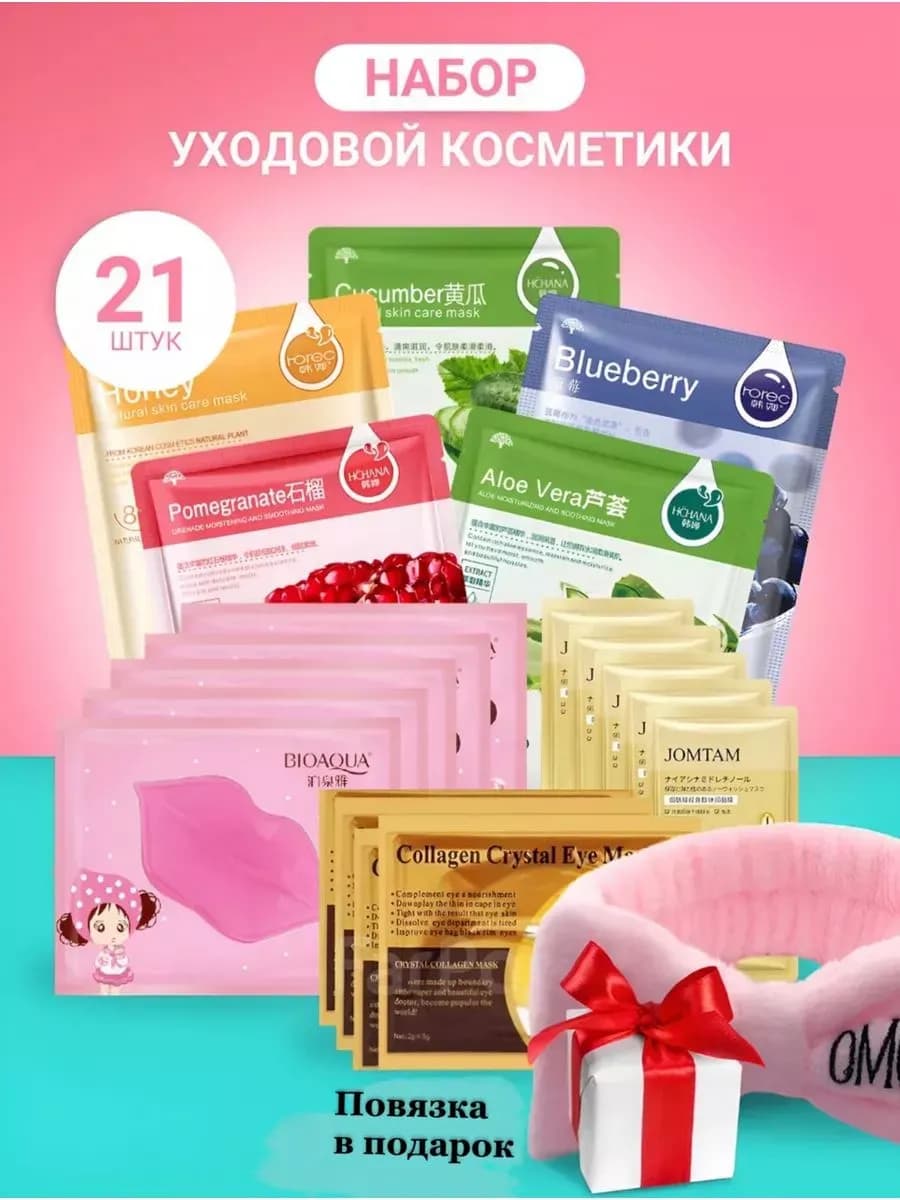 Подарочный набор косметики для ухода