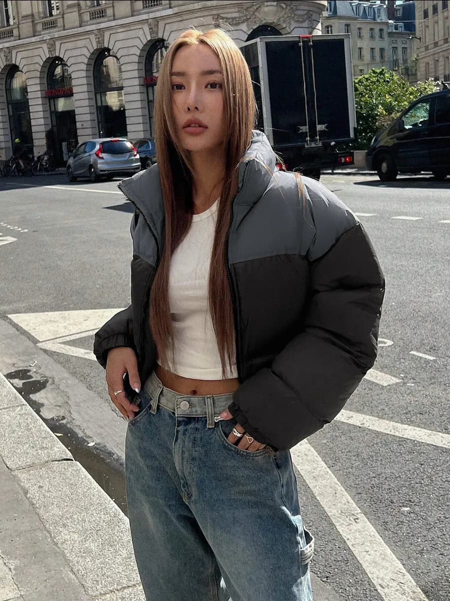 Куртка зимняя укороченная