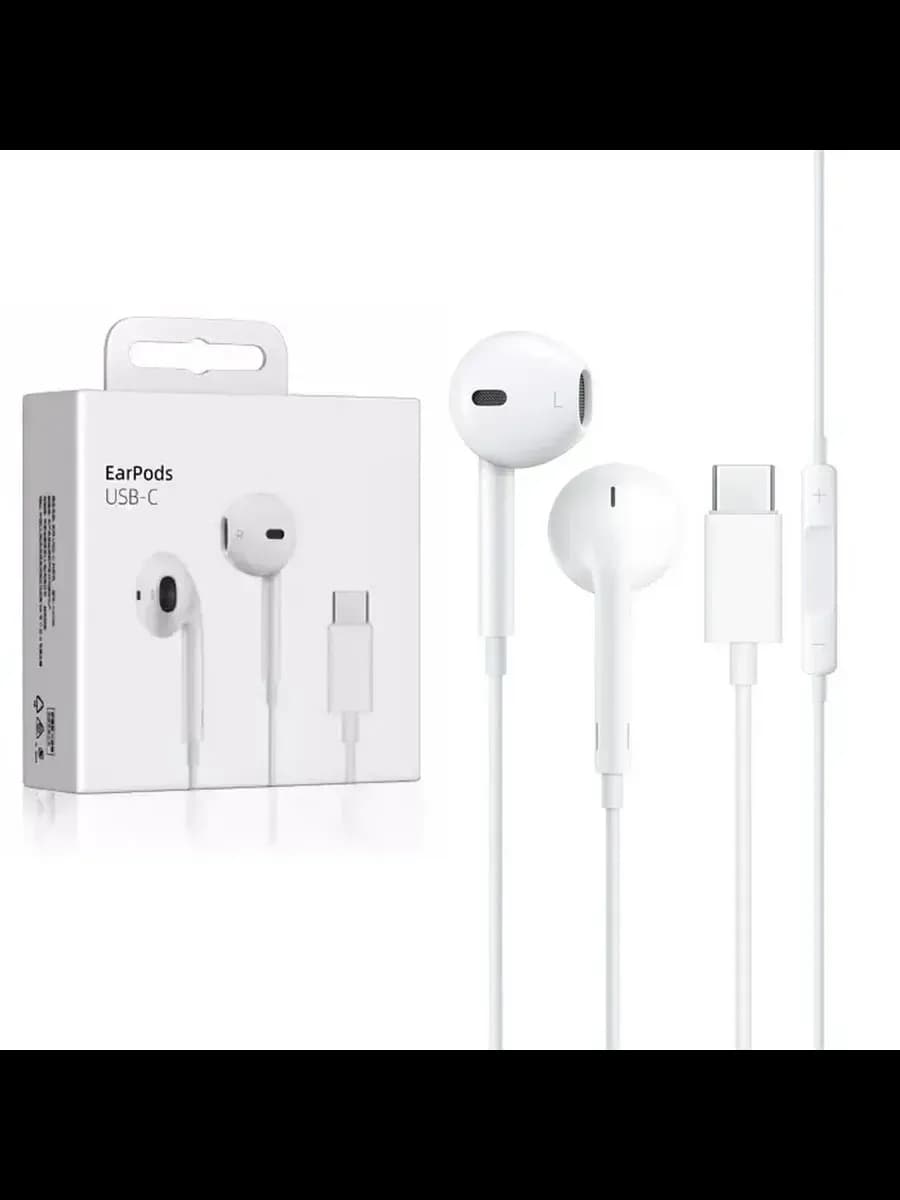 Наушники проводные на iphone EarPods 15 до iphone 16 pro max
