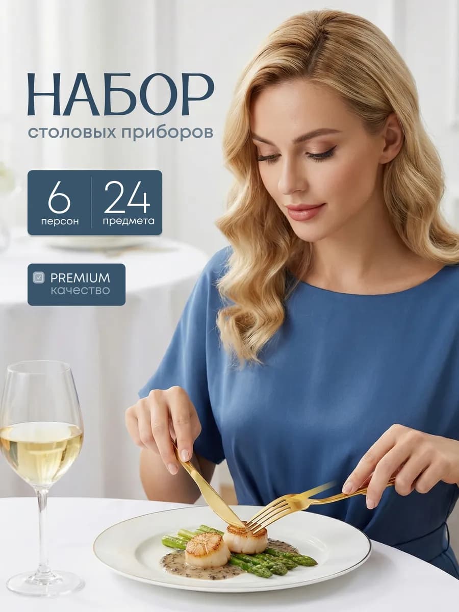 Набор столовых приборов на 6 персон