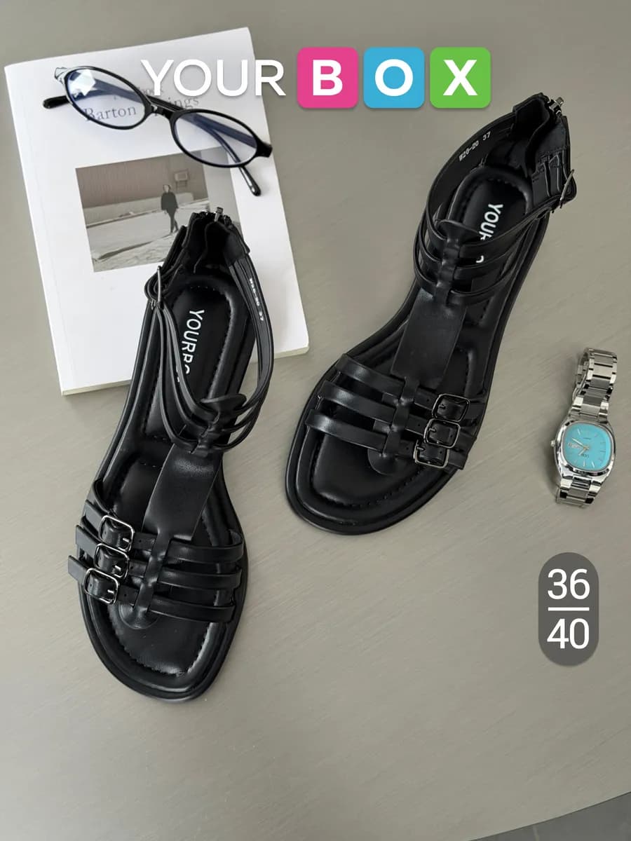 Летние босоножки на тонкой платформе