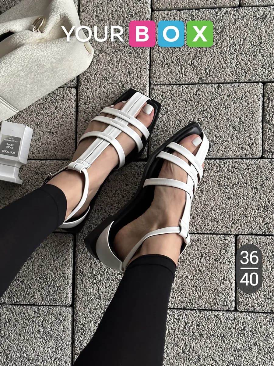 Летние босоножки женские с закрытым носом