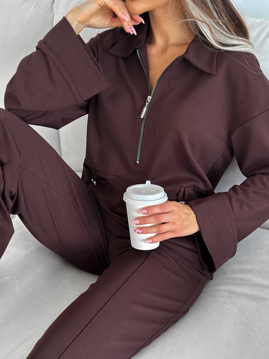 Двойка костюм на молнии