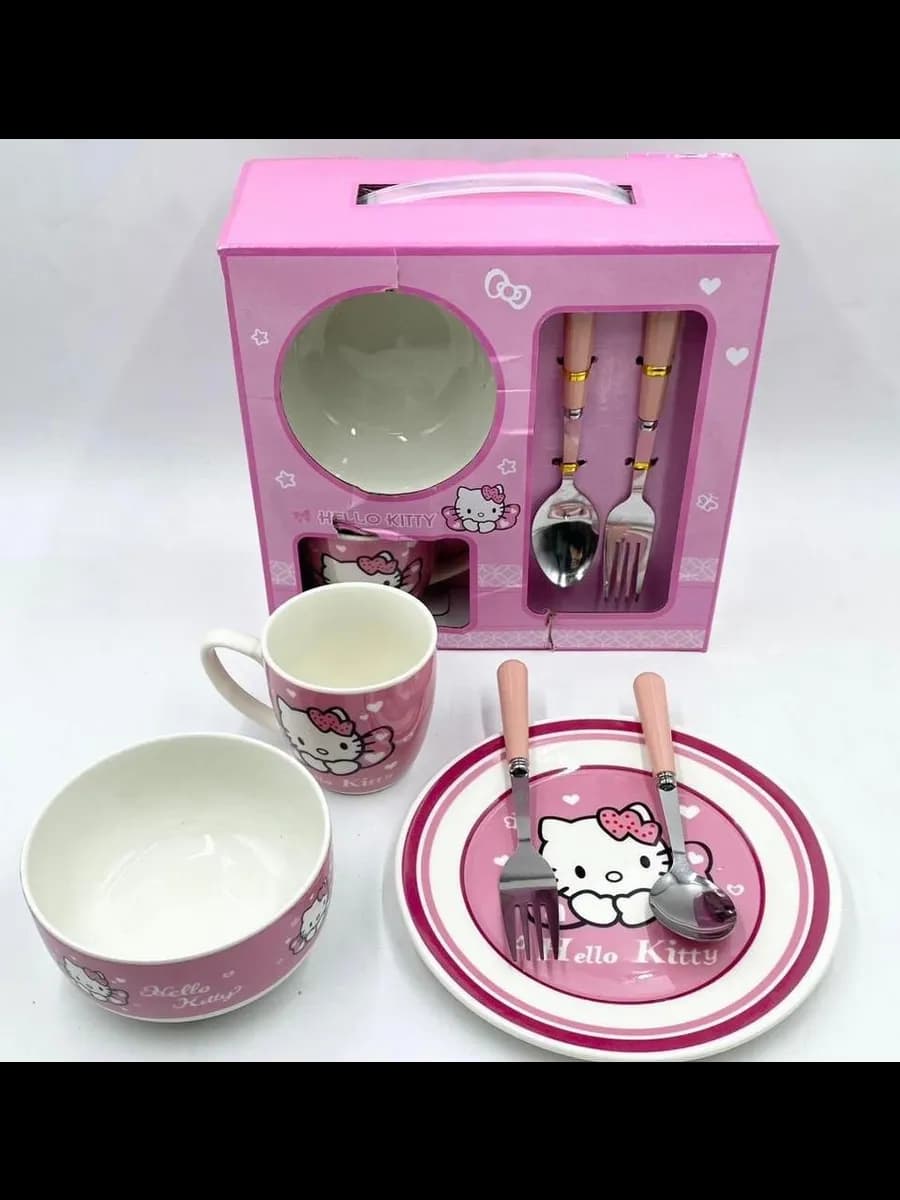 Набор керамической посуды для детей