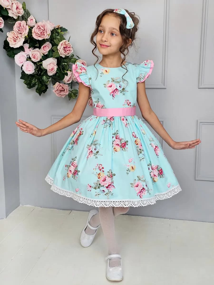 Платье нарядное повседневное в садик