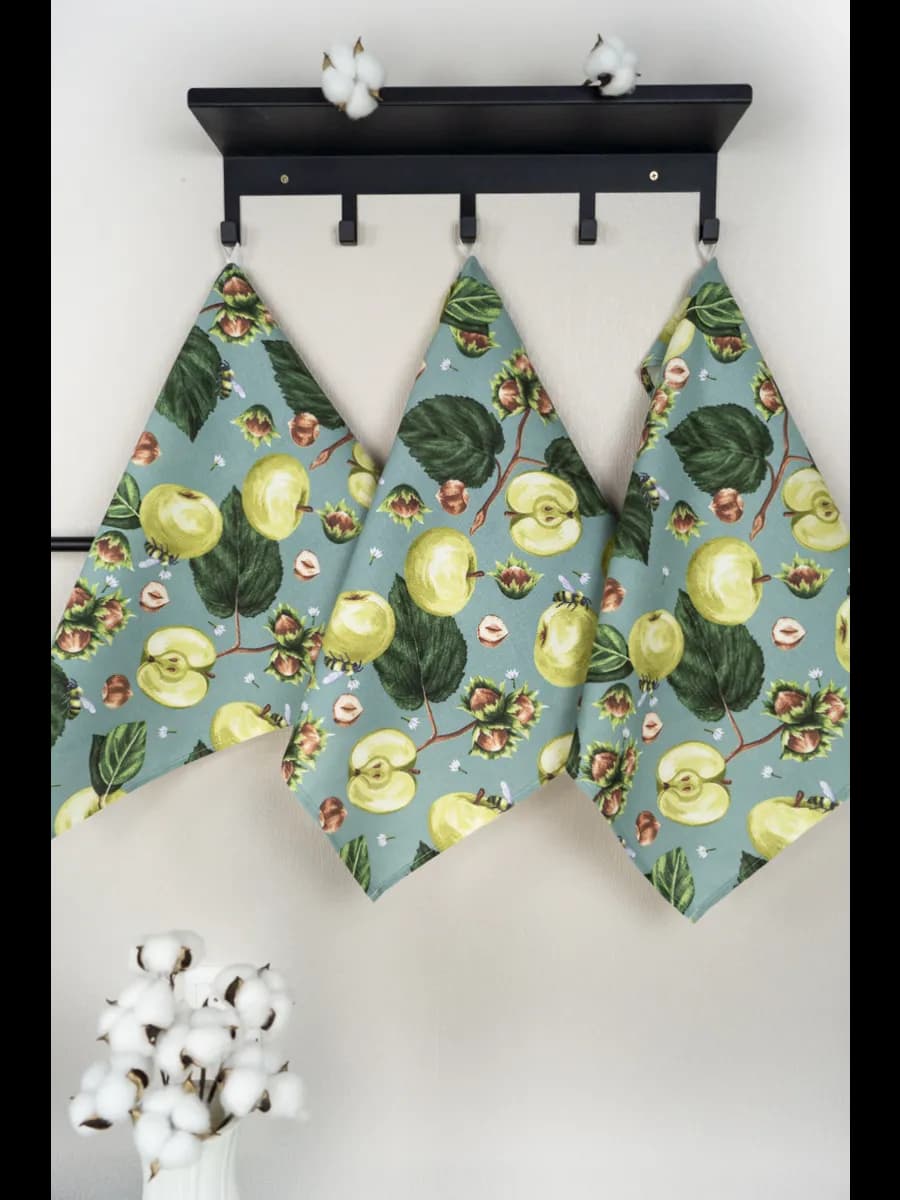 Полотенце кухонное набор 3 шт - фото 1