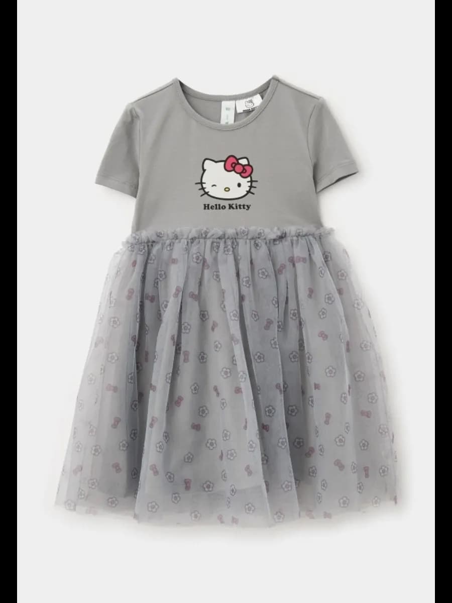 Платье трикотажное с юбкой пачкой Hello Kitty