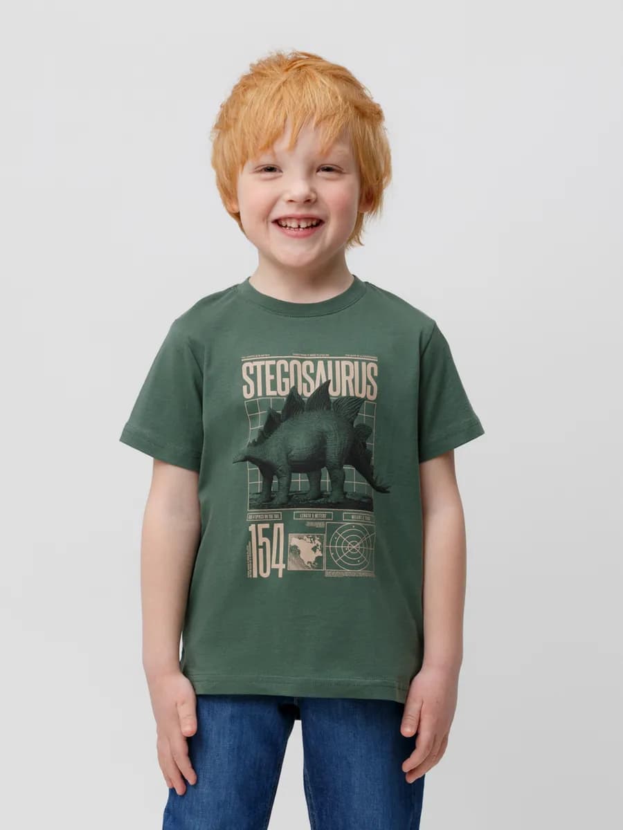 Футболка для мальчика трикотажная - фото 1