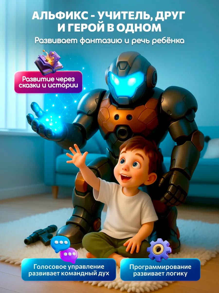 Робот игрушка с голосовым управлением