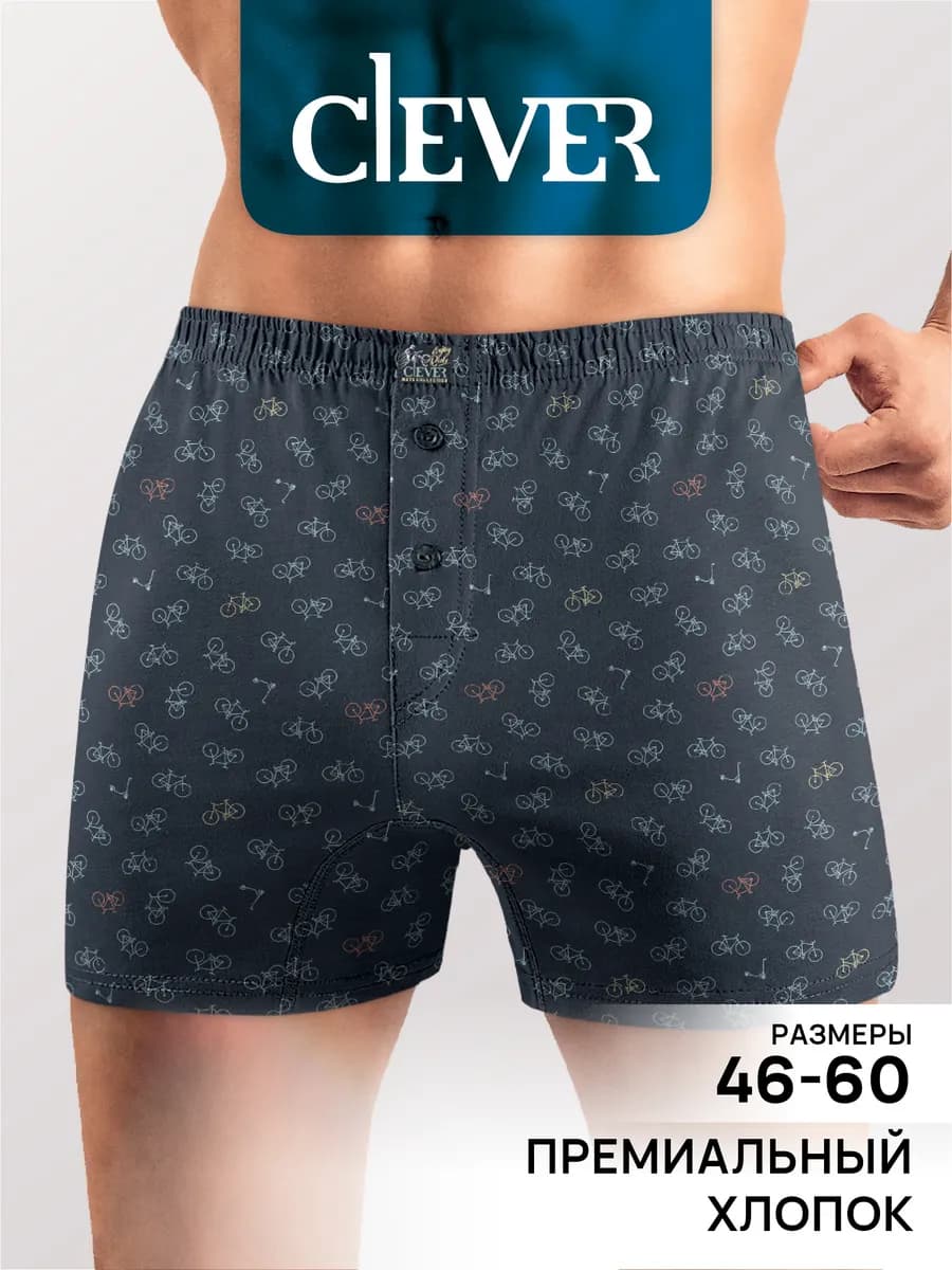 Трусы семейные хлопок с рисунком - фото 1