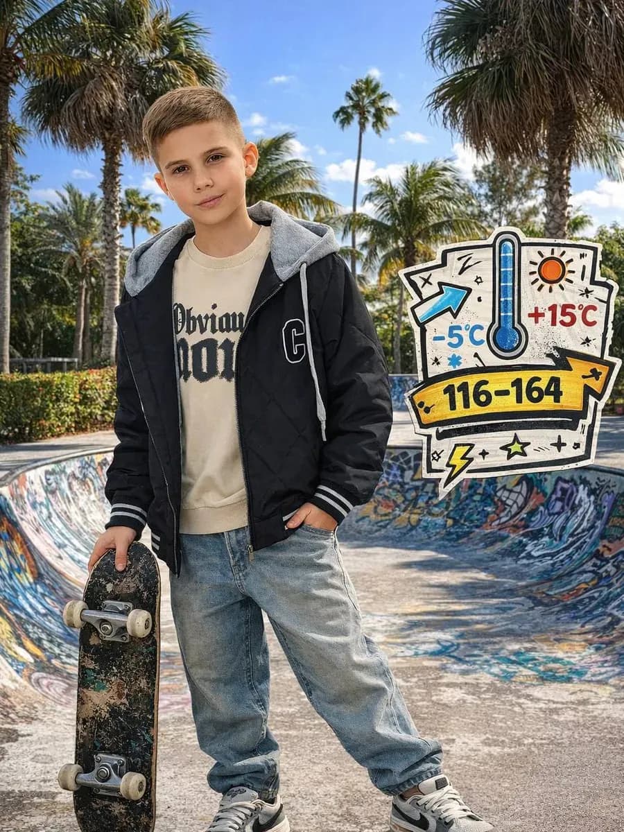 Куртка бомбер для подростка