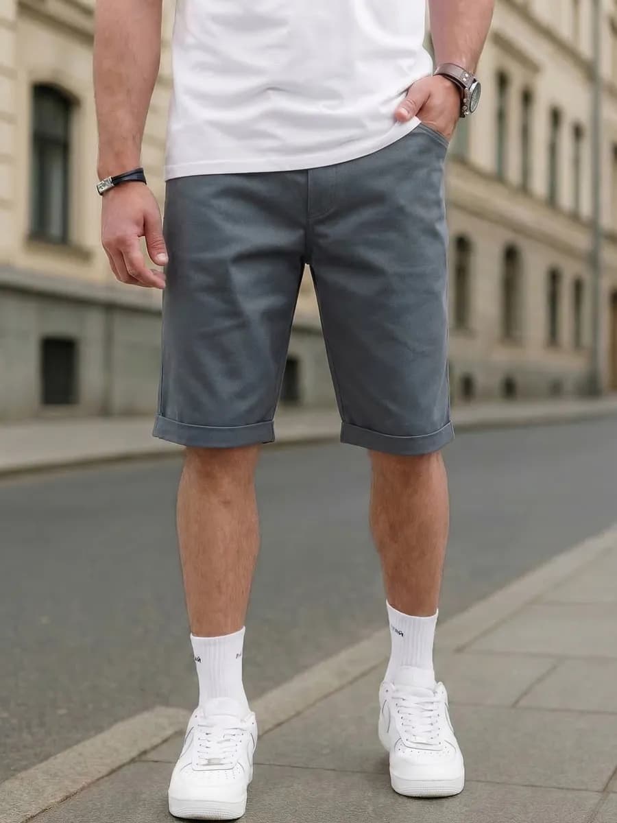 Шорты летние, спортивные карго джинсовые в офис