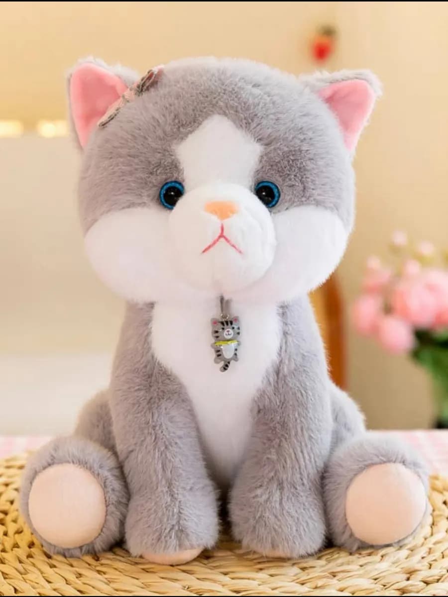 Мягкая игрушка Кот плюшевый 25 см