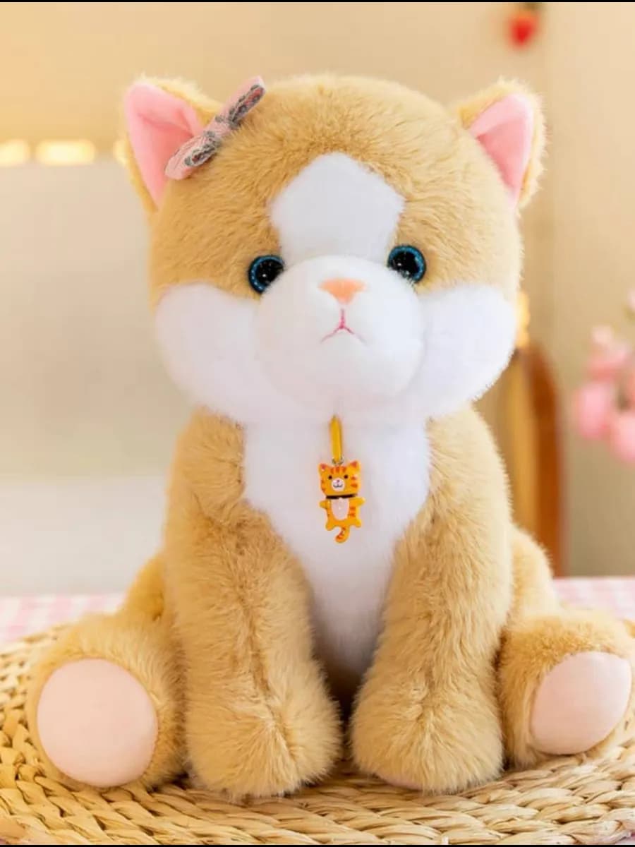 Мягкая игрушка Кот плюшевый 25 см