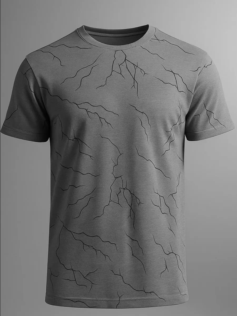 Футболка базовая хлопок с принтом