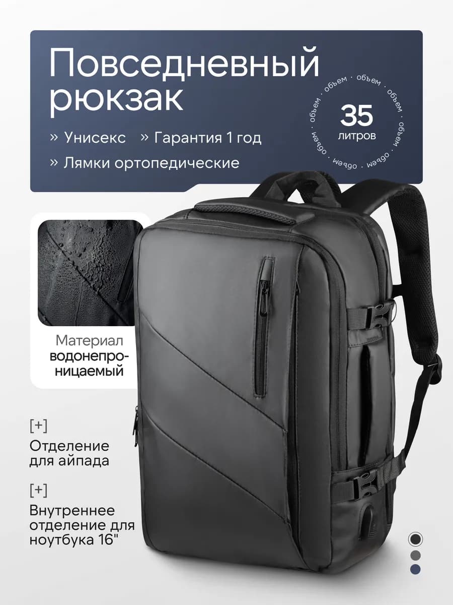 Рюкзак городской непромокаемый