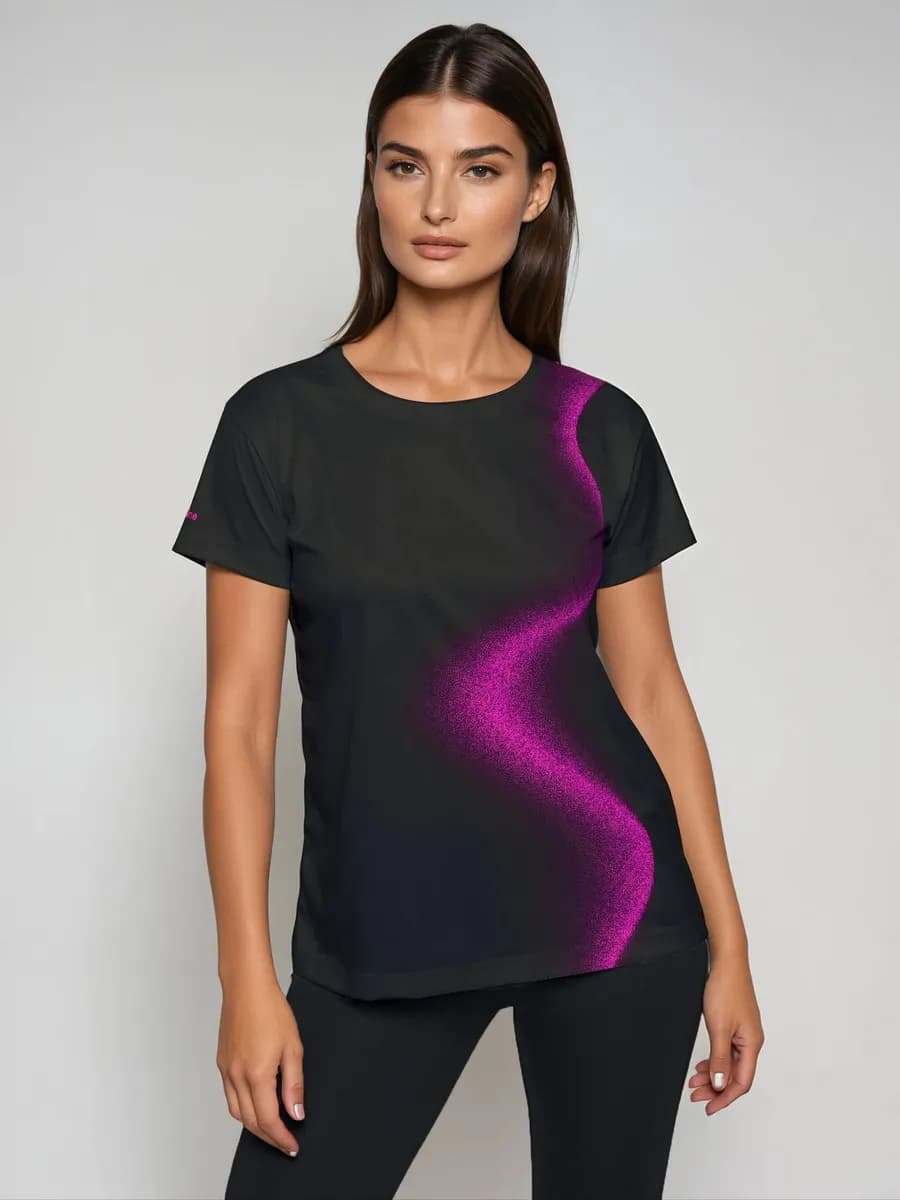 Футболка спортивная для зала и фитнеса с принтом