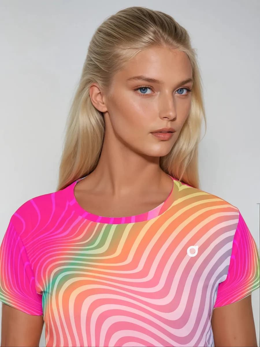 Футболка спортивная для зала и фитнеса с принтом