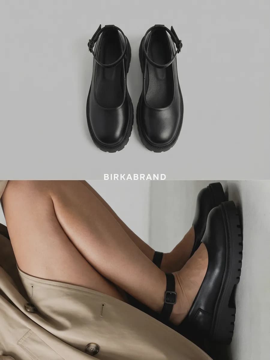 Лоферы с ремешком