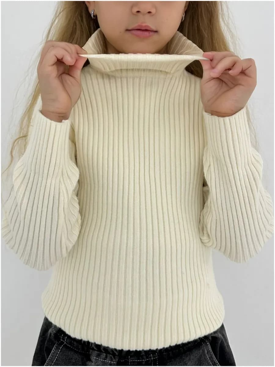 Водолазка детская свитер с горлом трикотажная