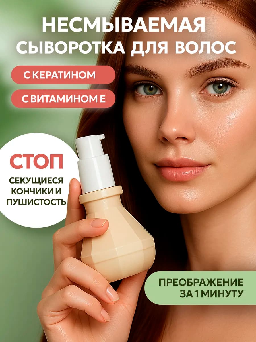Сыворотка для волос несмываемая для волос