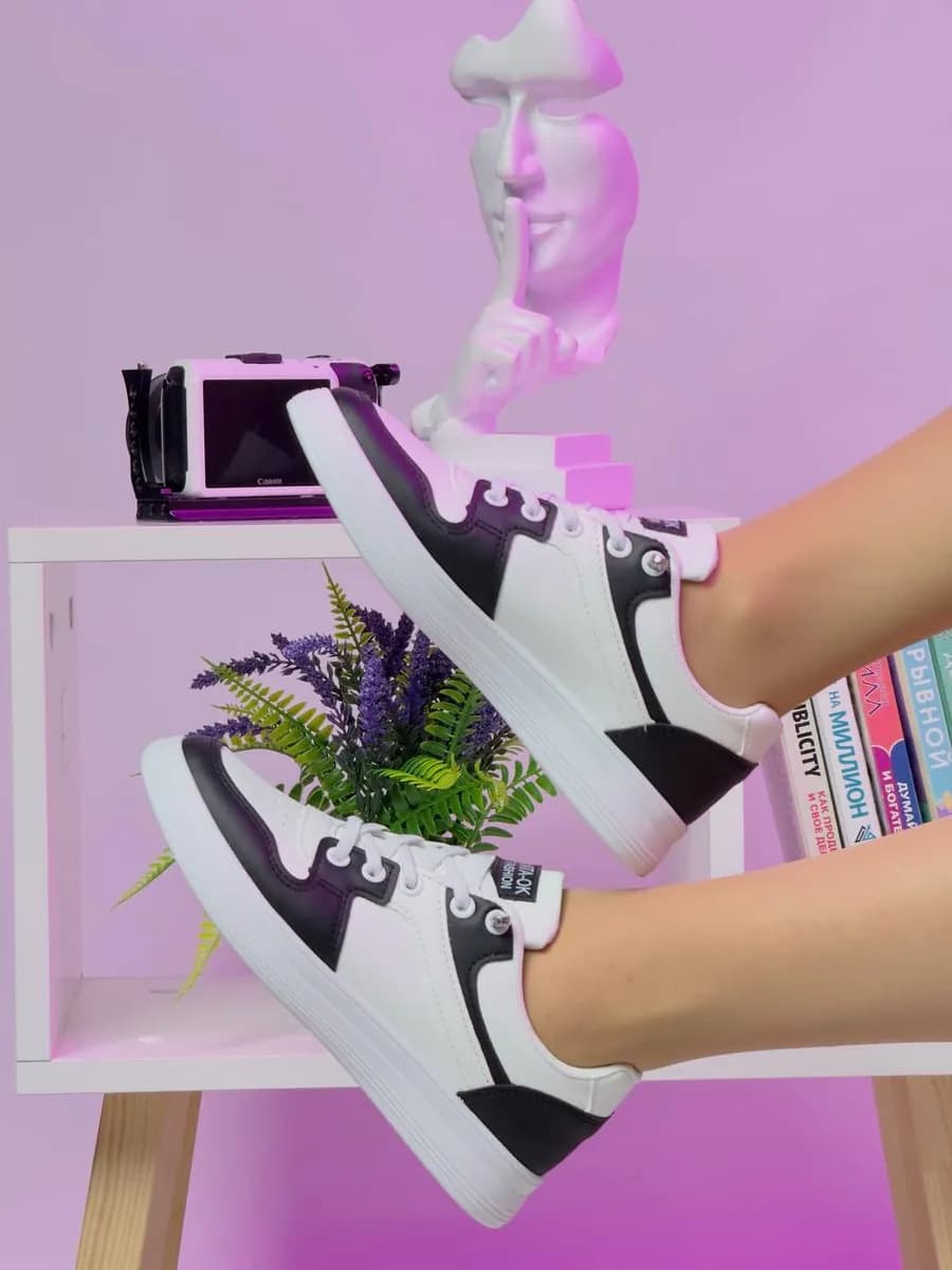 Кроссовки осенние кеды на платформе