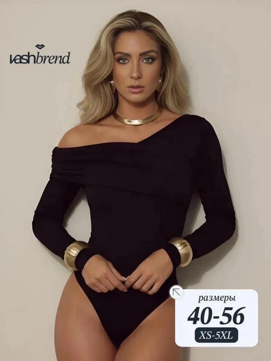 Боди с длинным рукавом