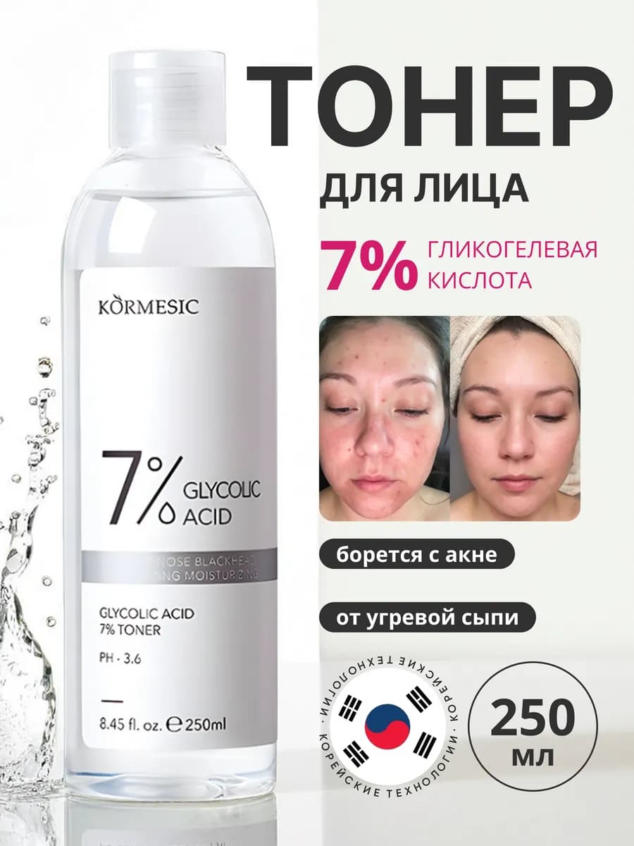 Тоник для лица от прыщей и угревой сыпи