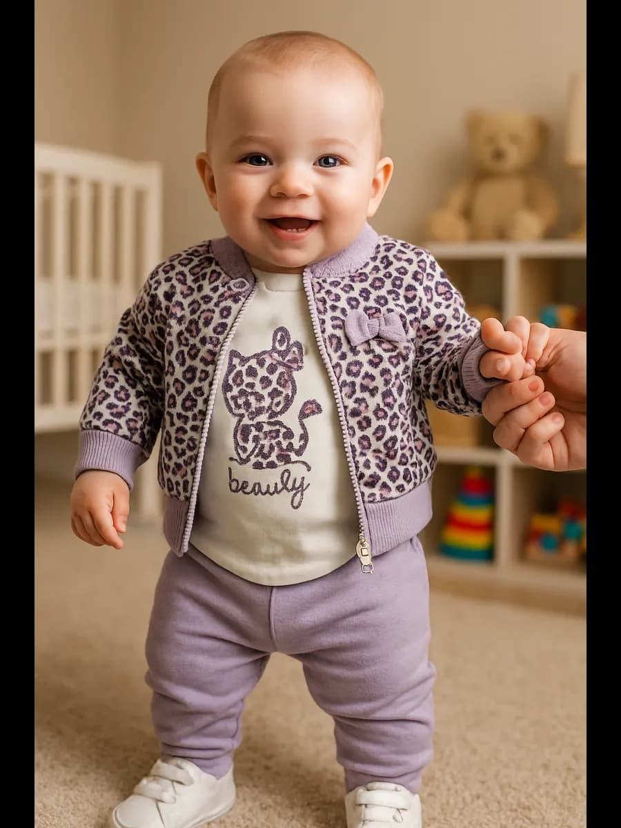 Костюм для новорожденных кофта боди штаны