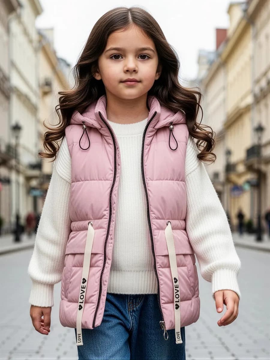 Жилетка демисезонная утепленная безрукавка